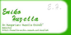eniko huzella business card